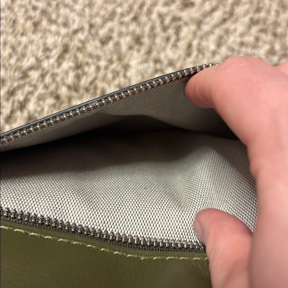 Coach Slouchy Rogue Top Handle in Olive - Picture 10 of 17